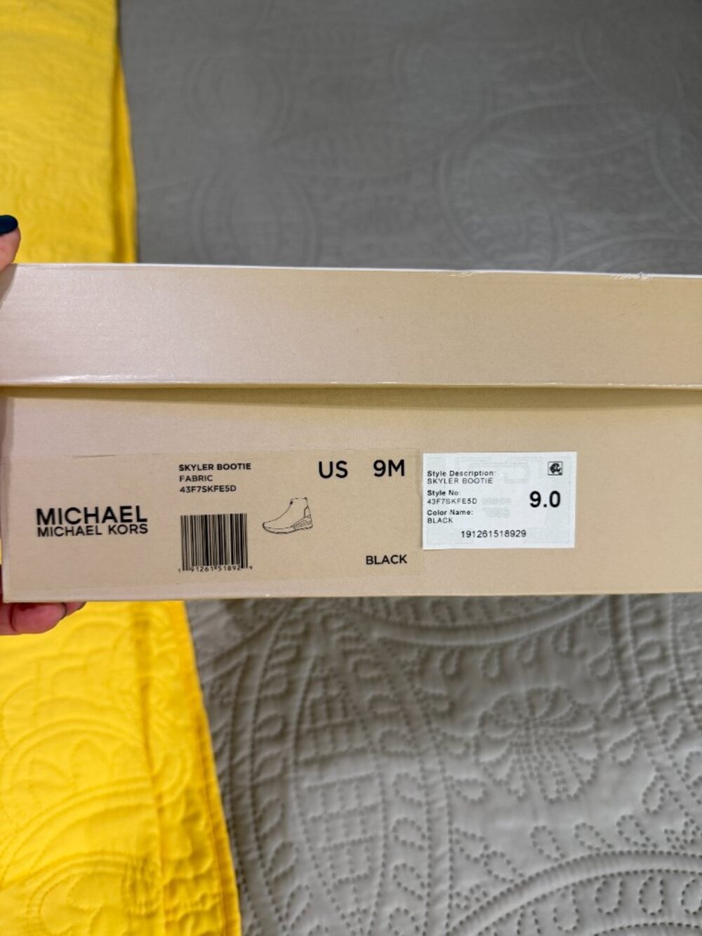 Michael Kors Skyler Wedge Bootie Sock Sneakers - Picture 6 of 6